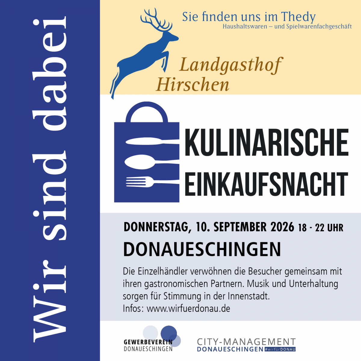 Wir sind dabei